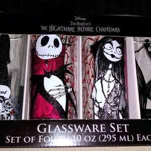 Nightmare Before Christmas Glassware Set